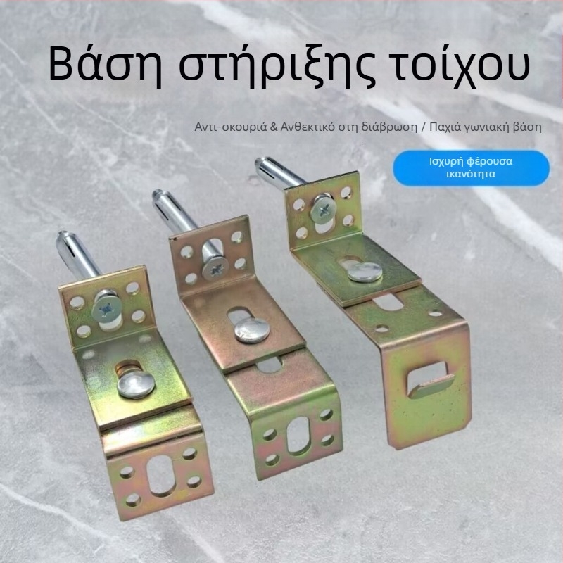 Σύστημα στερέωσης φόντου με ξηρή ανάρτηση — Τ-σχήματος αγκίστρωση και διπλό καμπύλο πέτρινο εξάρτημα για επένδυση πάνελ από πλάκες