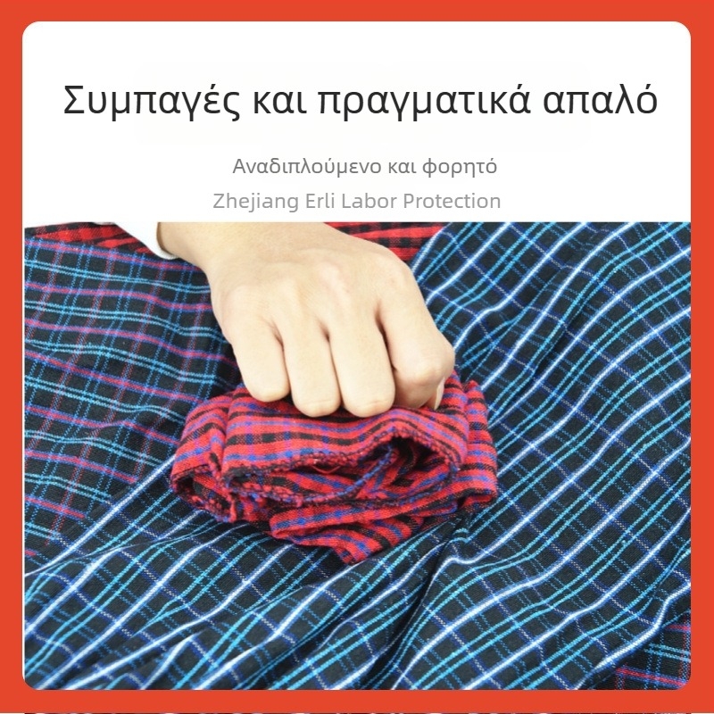 Προστατευτικά γόνατων και ποδιών από 100% βαμβάκι, με επιμηκυσμένο μήκος, ανθεκτικά στις λεκέδες, για εργάτες κήπων.