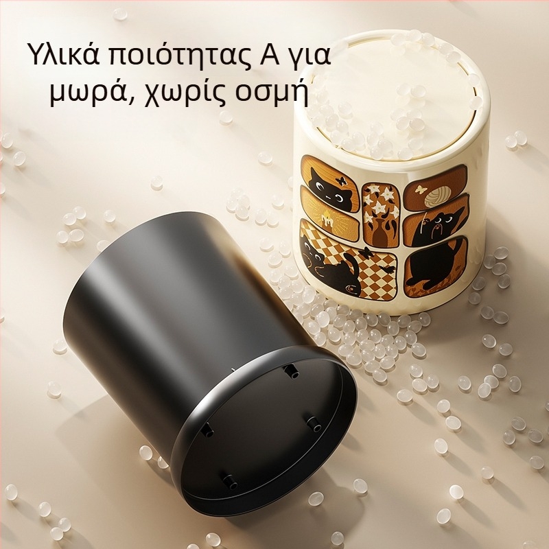 Κάδος απορριμμάτων σε στυλ Μεσαιωνικού, διπλής χωρητικότητας, για οικιακή χρήση, ρετρό σαλόνι, με ρόδες και καπάκι