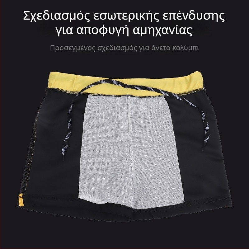 Ανδρικά γρήγορα στεγνωτά boxer σορτς για κολύμβηση, σε μεγάλο μέγεθος, κατά της αμηχανίας, αθλητικά σορτς κολύμβησης για θερμές πηγές