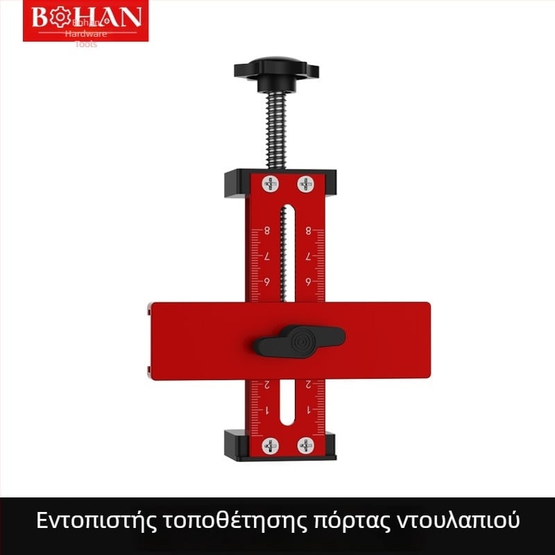 Bohan δεύτερης γενιάς εντοπιστής εγκατάστασης πόρτας ντουλάπας – πολυλειτουργικό εργαλείο ξυλουργικής για ακριβή στερέωση κρεματών και βάσεων πορτών