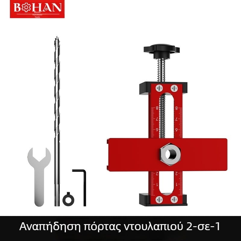 Bohan δεύτερης γενιάς εντοπιστής εγκατάστασης πόρτας ντουλάπας – πολυλειτουργικό εργαλείο ξυλουργικής για ακριβή στερέωση κρεματών και βάσεων πορτών