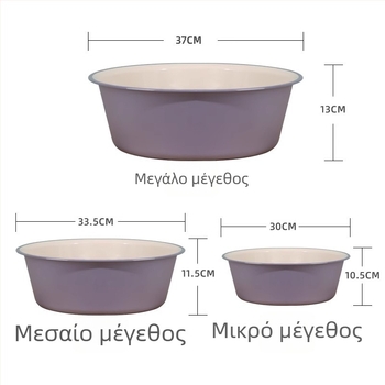 Ανθεκτικό σετ πλαστικών λεκάνων οικιακής χρήσης — Μεγάλη λεκάνη προσώπου, Μικρή λεκάνη, Λεκάνη για τα πόδια και Λεκάνη για πλύσιμο ρούχων
