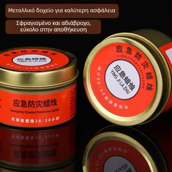 Κερί έκτακτης ανάγκης χωρίς καπνό και οσμή, φωτισμός σε περίπτωση διακοπής ρεύματος, μακράς διάρκειας οικιακό φως με σχήμα κύπελλου