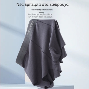 Ανδρικά boxer briefs από Lenzing Modal, αντιβακτηριακά, αναπνέοντα, μεσαία μέση, μονόχρωμα
