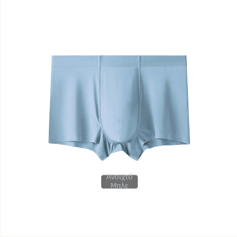 Ανδρικά μποξεράκια Ice Silk, μονόχρωμα, με U-θήκη, μεγάλο μέγεθος, 1 τεμάχιο, μάρκα Binti