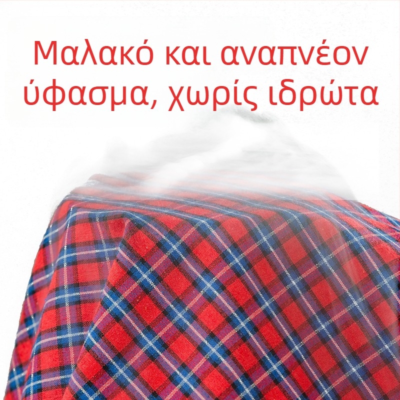 Γυναικεία ποδιά με μακριά μανίκια, κουμπωτή, κοντό μοντέλο για κουζίνα και οικιακή χρήση, προστασία από σκόνη και βρωμιά, πολυεστέρα-βαμβάκι, στυλ άνοιξη-φθινόπωρο