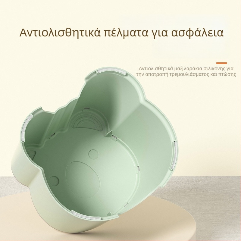 Μικρή πλαστική σκαμπό με cartoon σχέδιο, για σαλόνι και μπάνιο, αντιολισθητική, παχύτερο κάθισμα και δυνατότητα στοίβαξης