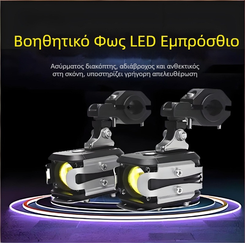 Φαρός LED μοτοσικλέτας υψηλής ισχύος, με ενσωματωμένη δέσμη υψηλού και χαμηλού φωτισμού για електτρική μοτοσικλέτα