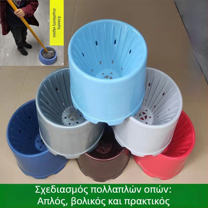 Κλασικός κουβάς για σφουγγαρίστρα με χειροκίνητο στύφτη