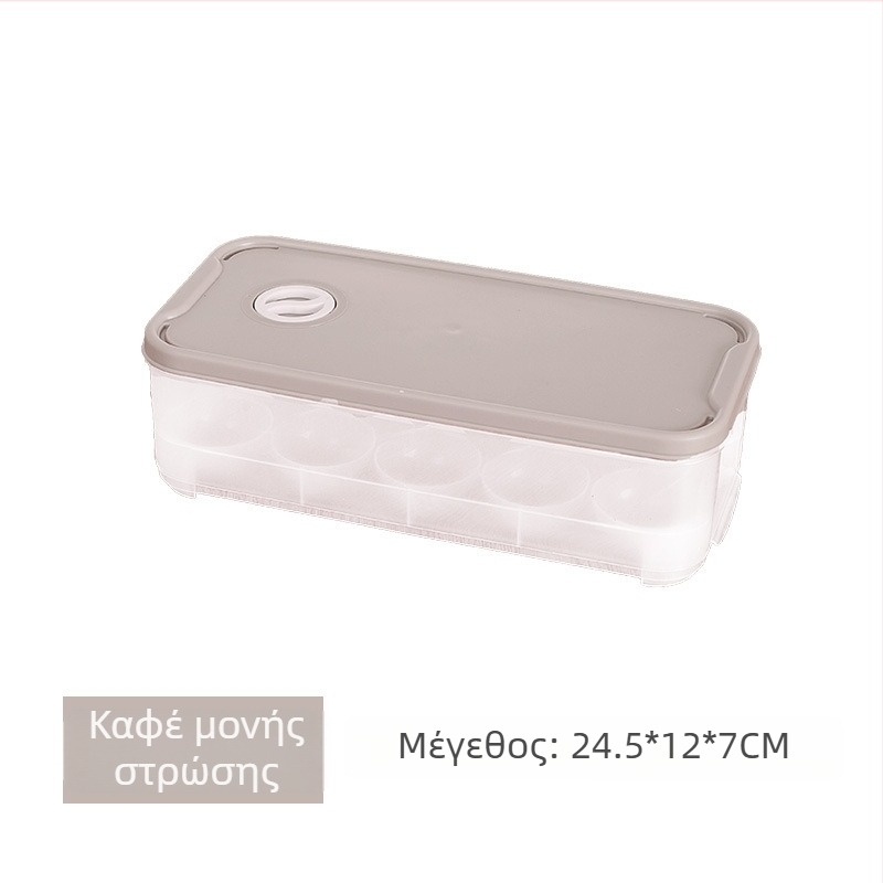 Διπλό κουτί αυγών, με δυνατότητα στοίβαξης, καπάκι, προστασία από σκόνη, για αποθήκευση στο ψυγείο
