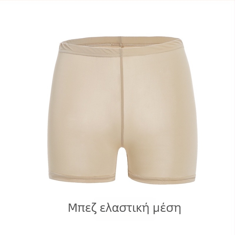 Καλοκαιρινά γυναικεία σορτς Ice Silk, δαντελωτά κολάν, μήκος 3/4, μεγάλο μέγεθος, χωρίς ραφές, αντιδιαφανές