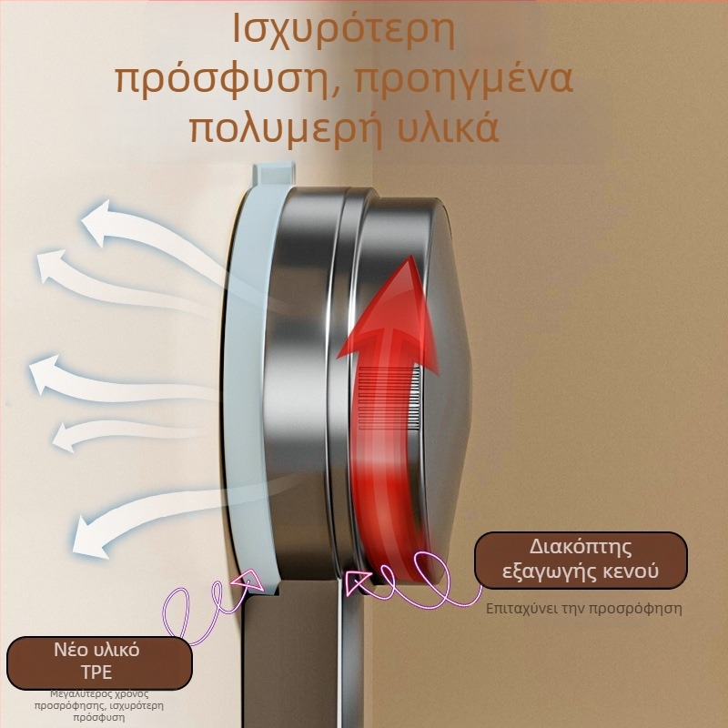 Κρεμάστρα τοίχου με βεντούζα, τηλεσκοπική και οργανωτής για ρούχα