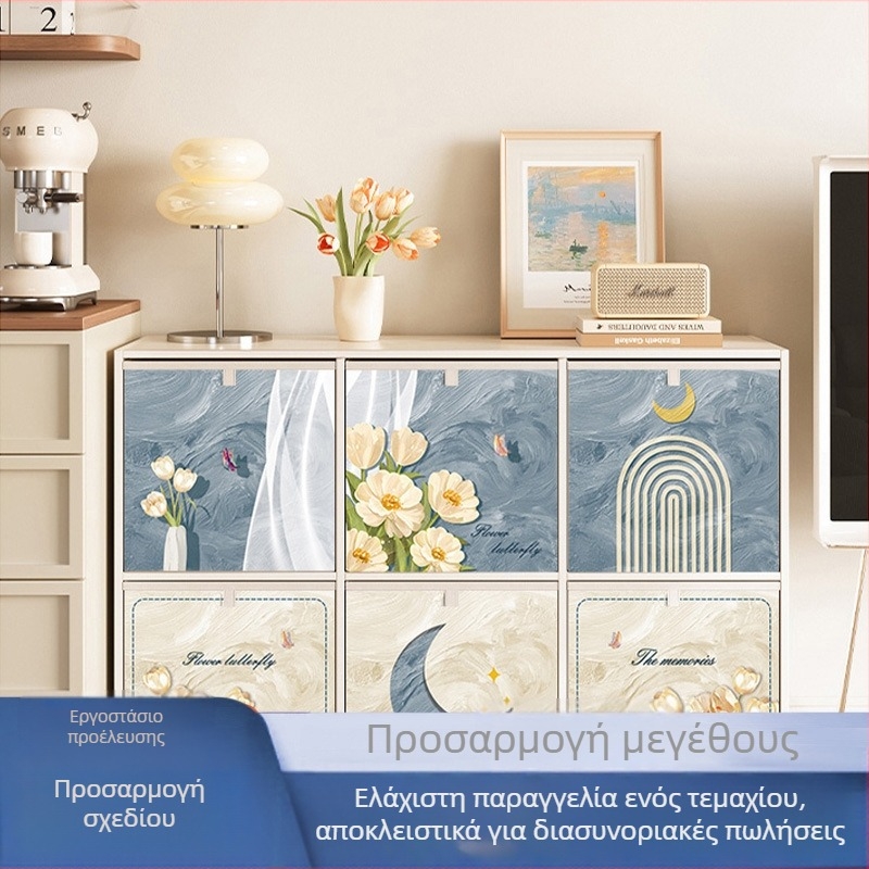 Κρεμ χρώματος κουτί αποθήκευσης οικιακής χρήσης με μεγάλο χώρο, αποθηκευτικό κουτί σε στυλ Kallax για ρούχα και παιχνίδια
