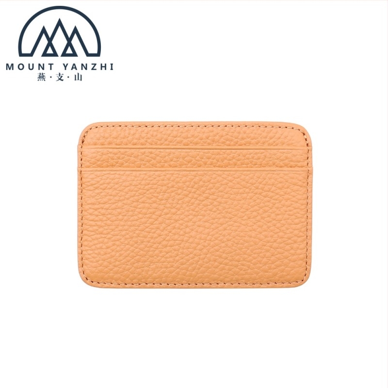 Λεπτός δερμάτινος κάτοχος καρτών, unisex, από δέρμα πρώτης στρώσης, προσαρμοζόμενο λογότυπο