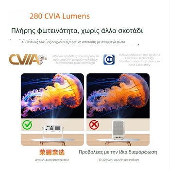 Honor οικιακός προβολέας 2026 νέο μοντέλο, 1080p, διαγώνιος οθόνης 100 ιντσών, 70W, 3C πιστοποιημένος