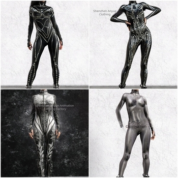 Halloween 2024 Ολόσωμο κοστούμι cosplay για ενήλικες με 3D ψηφιακή εκτύπωση