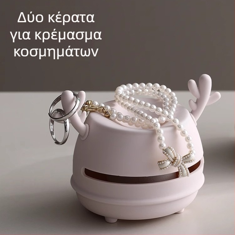 Οργανωτής σφουγγαριών μακιγιάζ από σιλικόνη με σχήμα ελαφιού, φορητός, αναπνεύσιμος, πολυλειτουργικός