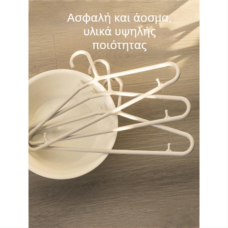 Κρεμάστρα ρούχων από πλαστικό, ιαπωνικού στιλ, αντιολισθητική, ενισχυμένη, πολλαπλών χρήσεων για υπνοδωμάτιο