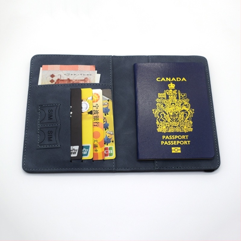 Θήκη Διαβατηρίου από PU Δέρμα με RFID Αντικλοπή, Πολλαπλές Θήκες Καρτών, Οργανωτής Εισιτηρίων και Εγγράφων — Premium Θήκη Ταξιδιών