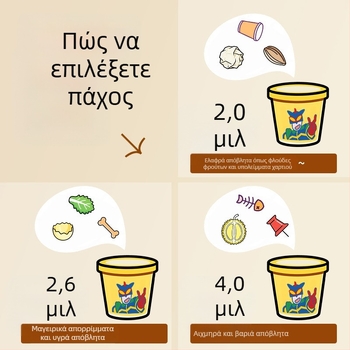 Σακούλες απορριμμάτων με κορδόνι, παχύτερες, μεγάλο μέγεθος, κατάλληλες για σπίτι, γραφείο και κοιτώνα, οικονομικό πακέτο για φοιτητές, μεγάλη χωρητικότητα