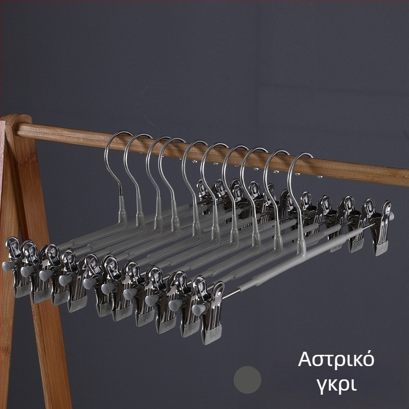 Κλιπ για παντελόνια και φούστες — ανθεκτικό χωρίς ραφές κλιπ για κρεμάστρα ρούχων, αντιολισθητικό