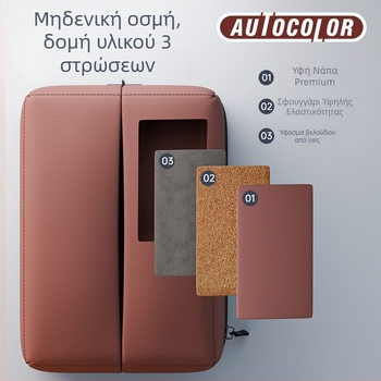 Δερμάτινο κουτί χαρτοπετσετών αυτοκινήτου με κρεμάμενο οργανωτή για το πίσω κάθισμα – πολυλειτουργική θήκη χαρτοπετσετών