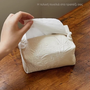 Κουτί χαρτοπετσέτων σε κινεζικό στυλ, από ύφασμα με μπαμπού, για αυτοκίνητο, σπίτι, σαλόνι, τραπεζαρία