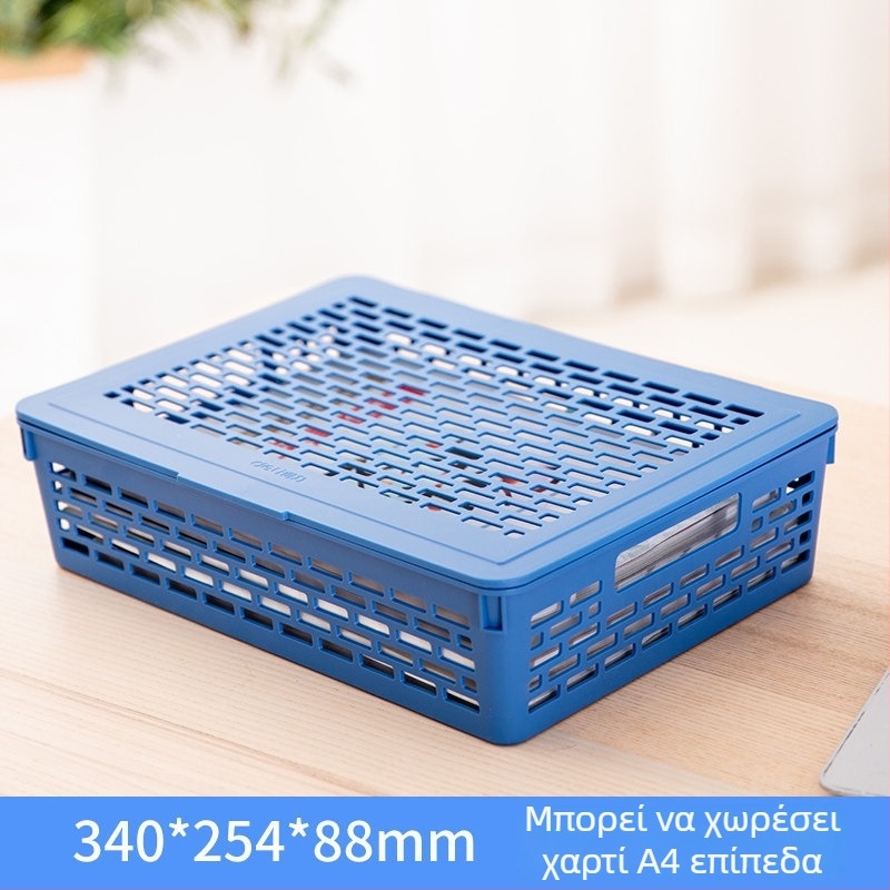 Deli 929 Δικτυωτό καλάθι εγγράφων, οργάνωση αρχείων Α4, θήκη αποθήκευσης γραφείου