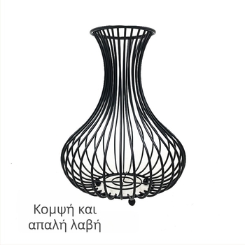 Μεταλλικό διακοσμητικό σε σχήμα βάζου για αποθήκευση φελλών κρασιού, ρετρό στυλ, κατάλληλο για σαλόνι ή μπαρ