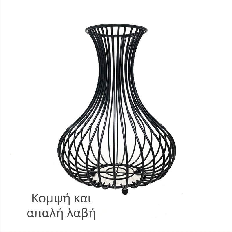 Μεταλλικό διακοσμητικό σε σχήμα βάζου για αποθήκευση φελλών κρασιού, ρετρό στυλ, κατάλληλο για σαλόνι ή μπαρ