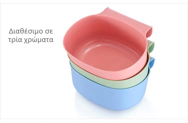 Πλαστικός μικρός κάδος απορριμμάτων κουζίνας, επιτραπέζιος οργανωτής μικροαντικειμένων, κρεμάστρα πόρτας ντουλαπιού