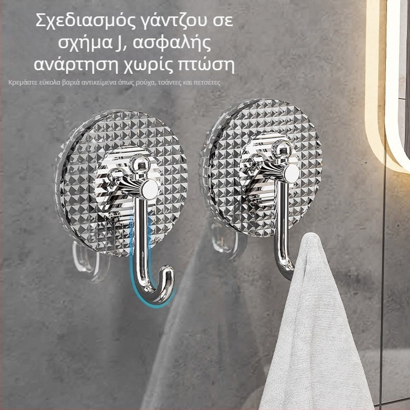 Καινοτόμος γάντζος κόλλησης με ισχυρό κράτημα, βαρέος τύπου για τοίχο και πόρτα, χωρίς βίδες, χωρίς διάτρηση