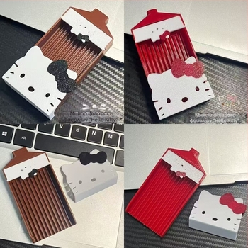 Γλυκό γατάκι — εργαλείο σάρωσης για χάντρες DIY, λεία σπάτουλα για χάντρες με θήκη αποθήκευσης — μικρό δώρο