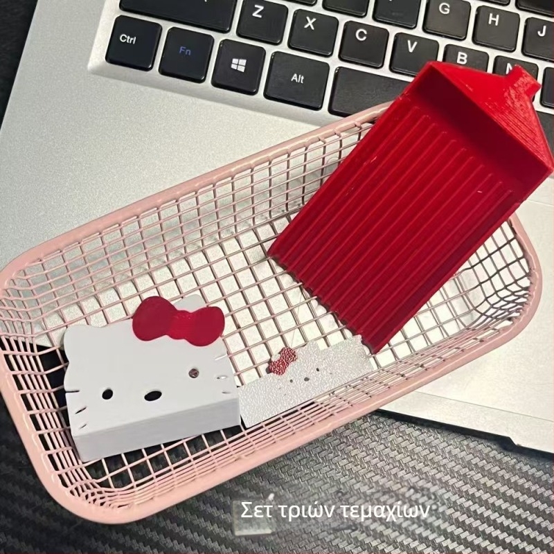 Γλυκό γατάκι — εργαλείο σάρωσης για χάντρες DIY, λεία σπάτουλα για χάντρες με θήκη αποθήκευσης — μικρό δώρο