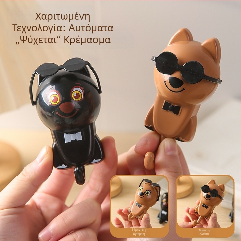 Αυτοκόλλητη κρεμάστρα με καρτούν σκυλάκι – για παλτά, κλειδιά και καπέλα
