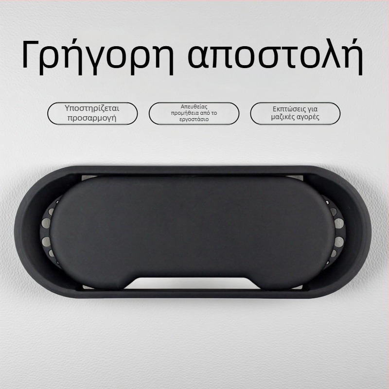 Οβάλ κουτί διαχείρισης καλωδίων με ανατρεπόμενο καπάκι, ABS πλαστικό, κάλυμμα οπών καλωδίων, διακοσμητικό πάνελ για έπιπλα γραφείου
