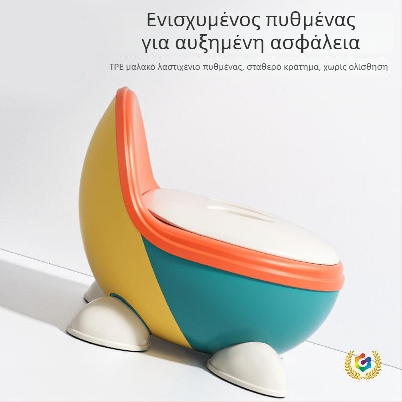 Παιδική φορητή τουαλέτα με αποσπώμενο κάθισμα για βρέφη και νήπια, ουρητήρας, PU