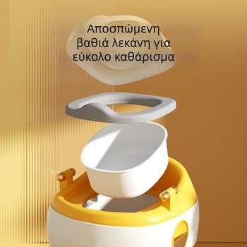 Πολυλειτουργική παιδική λεκάνη τουαλέτας, αποσπώμενο κάθισμα για αγόρια και κορίτσια