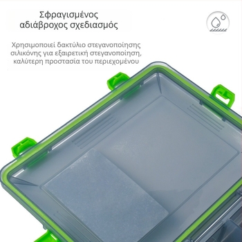 Πολυλειτουργικό κουτί δολωμάτων και αξεσουάρ με θήκη αποθήκευσης εργαλείων ψαρέματος