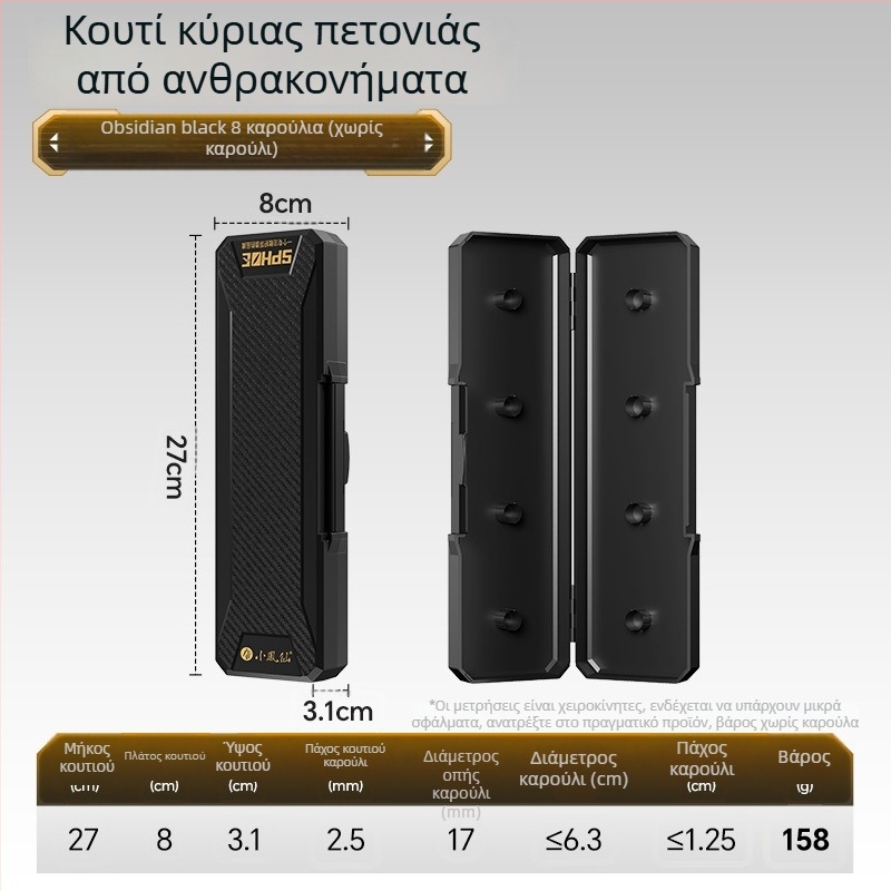 ABS κύτος αποθήκευσης κύριας γραμμής με κλείδωμα, αντιολισθητική υφή, κουτί για πετονιά και εξοπλισμό αλιείας