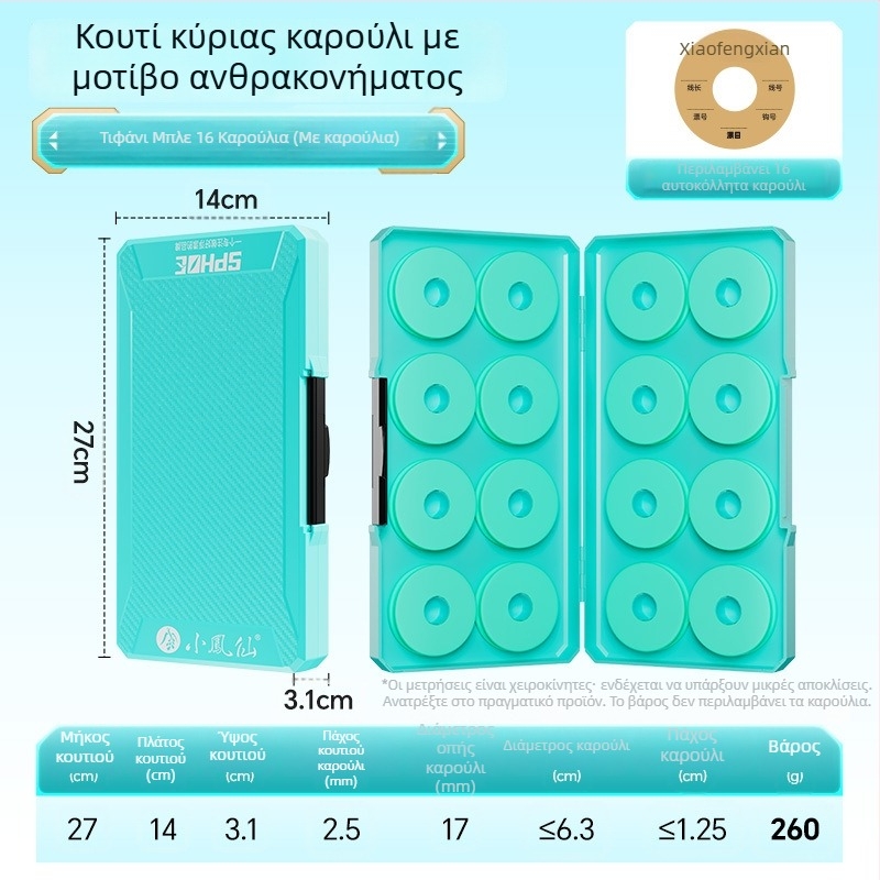 ABS κύτος αποθήκευσης κύριας γραμμής με κλείδωμα, αντιολισθητική υφή, κουτί για πετονιά και εξοπλισμό αλιείας