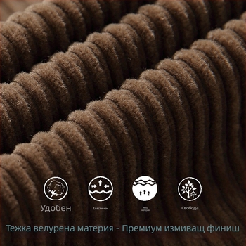 Ανδρικά corduroy παντελόνια σε αμερικανικό ρετρό στυλ, μονόχρωμα ίσια, streetwear χαλαρή ευρεία γραμμή, fleece επένδυση για ζεστασιά