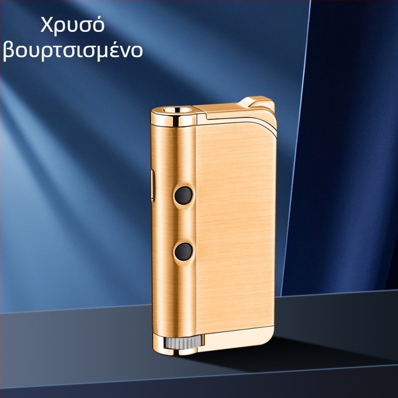 Δημιουργικός αναπτήρας με ενσωματωμένο φακό, προβολή λέιζερ, διασκέδαση για γάτες και σκύλους, δείκτης παρουσίασης, κόκκινη φλόγα ανθεκτική στον άνεμο