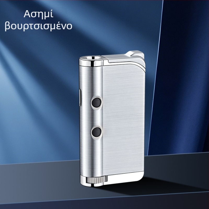 Δημιουργικός αναπτήρας με ενσωματωμένο φακό, προβολή λέιζερ, διασκέδαση για γάτες και σκύλους, δείκτης παρουσίασης, κόκκινη φλόγα ανθεκτική στον άνεμο