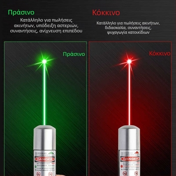 Δείκτης λέιζερ υψηλής ισχύος με υπέρυθρο και πράσινο φως, μακρύ εύρος για εξωτερική σήμανση, στυλό ένδειξης γραφείου πωλήσεων
