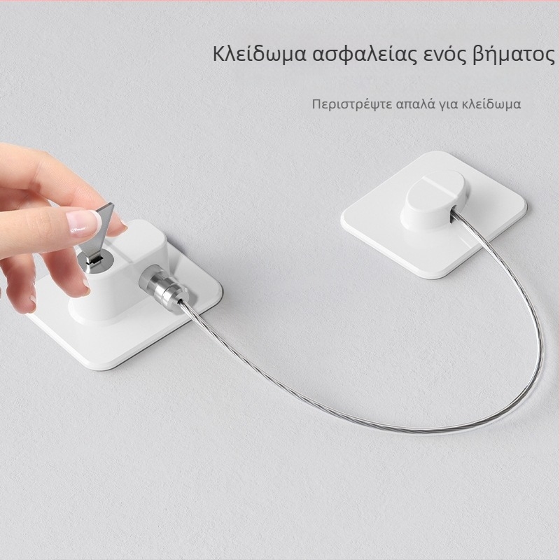 Κλειδαριά με κωδικό για συρτάρια και ντουλάπες — χωρίς διάτρηση, παιδική ασφάλεια, αντι-πιάσιμο για πόρτες/παράθυρα και ψυγείο