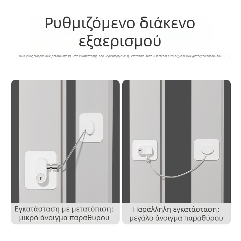 Κλειδαριά με κωδικό για συρτάρια και ντουλάπες — χωρίς διάτρηση, παιδική ασφάλεια, αντι-πιάσιμο για πόρτες/παράθυρα και ψυγείο