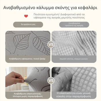 2025 Νέο Μινιμαλιστικό Κάλυμμα Κεφαλαριού Κρεβατιού Ζακάρ — Ολική Κάλυψη, Προστασία από τη Σκόνη, Αντιολισθητικό και Ανεξίτηλο, Εκρού