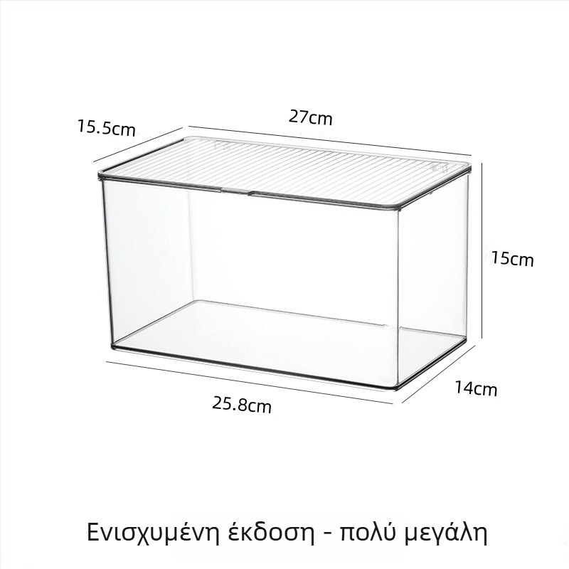 Διαφανές ακρυλικό κουτί αποθήκευσης με καπάκι για CD, DVD και PS4 δίσκοι